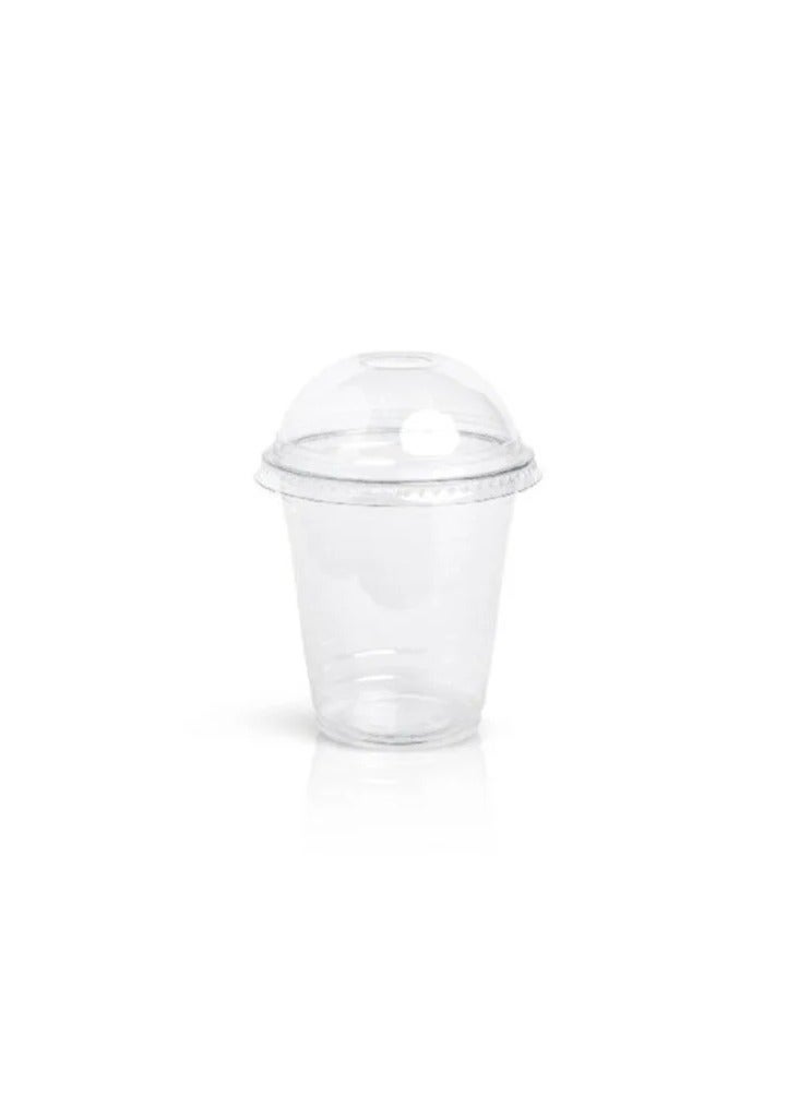 Alba Plastic Juice Cups Disposable Clear Plastic 10oz Clear Strong Disposable Plastic Cups for Party Ideal for Milkshake - 250 Pieces - Image 2