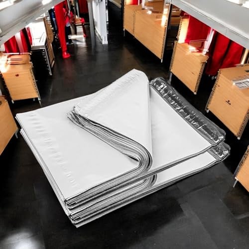 iMBAPrice White Poly Mailers 6x9 Inch, 200-Pack Small Size #1 Poly Mailing Envelopes Bags, Self Seal Adhesive Waterproof and Tear Proof Packing Bag (Total 200 Bags) - Image 5