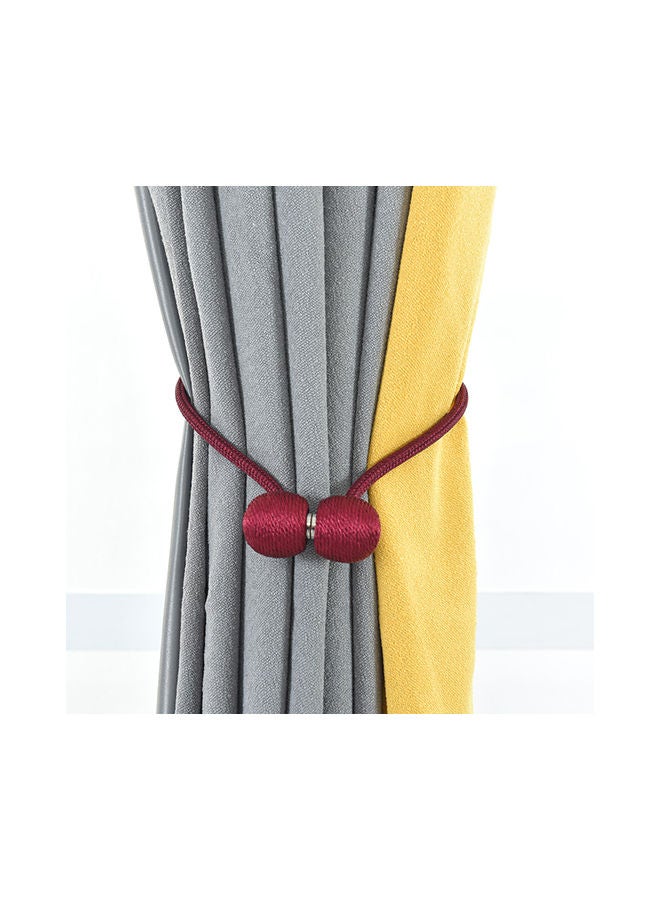 Loquat 2-Piece Strong Magnetic Twist Ties Magnet Cord Winder Set Wine Red - Image 5
