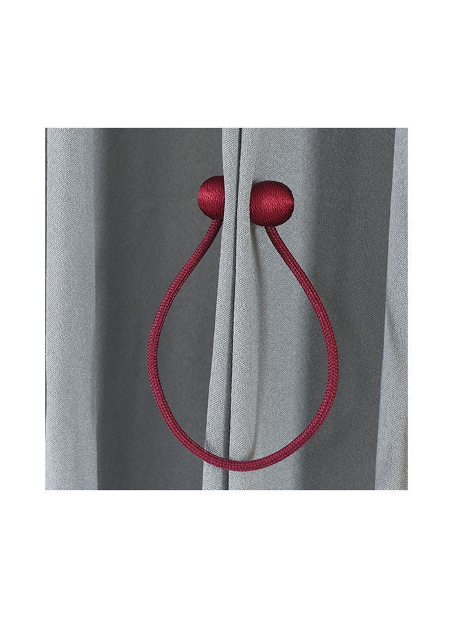 Loquat 2-Piece Strong Magnetic Twist Ties Magnet Cord Winder Set Wine Red - Image 3