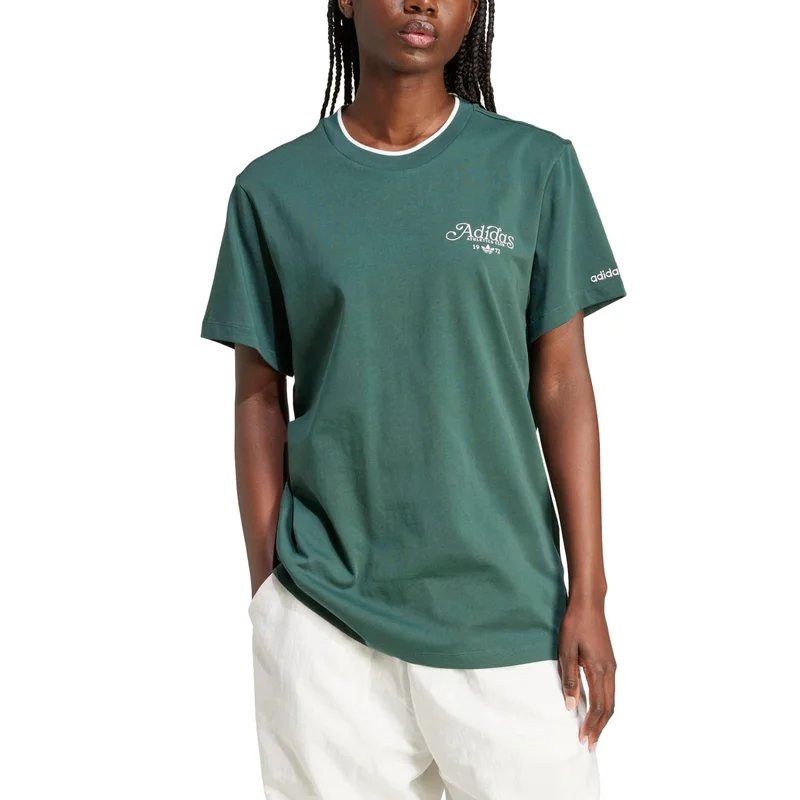 Adidas adidas GRAPHIC TEE Green Originals Women T-SHIRTS