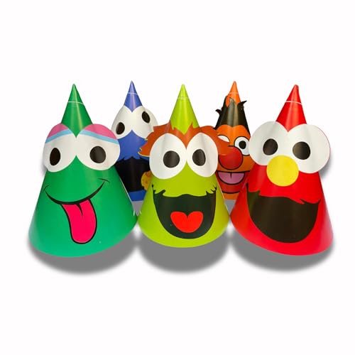 Festi Duck Funny Eye Pop-Out Birthday Party Caps Pack of 10 – Hilarious and Durable Caps for Kids and Adults, Ideal for Lively Celebrations - Image 1