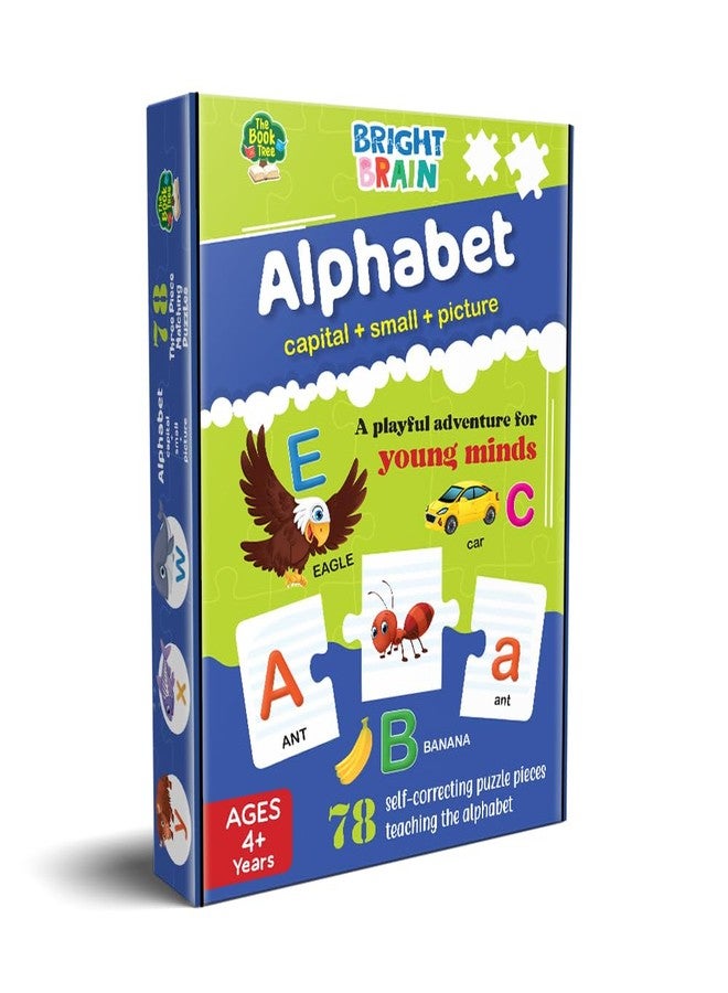 The Book Tree Capital and Small Letter Alphabet Puzzle - 78 Piece Jigsaw Puzzle for Preschoolers, Educational Toy for Learning ABCs and Letters, Gifts for Kids Ages 3 to 6 by Majestic Book Club - Image 2