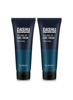 Dashu DASHU Daily Volume Up Curl Cream  Hair Curling Cream for Men  Women wVegetable Oil  Protein Ingredients  Hydrating Curl Cream for Wavy Hair  Curly Hair Care Products Pack of 2 546 Fl Oz 