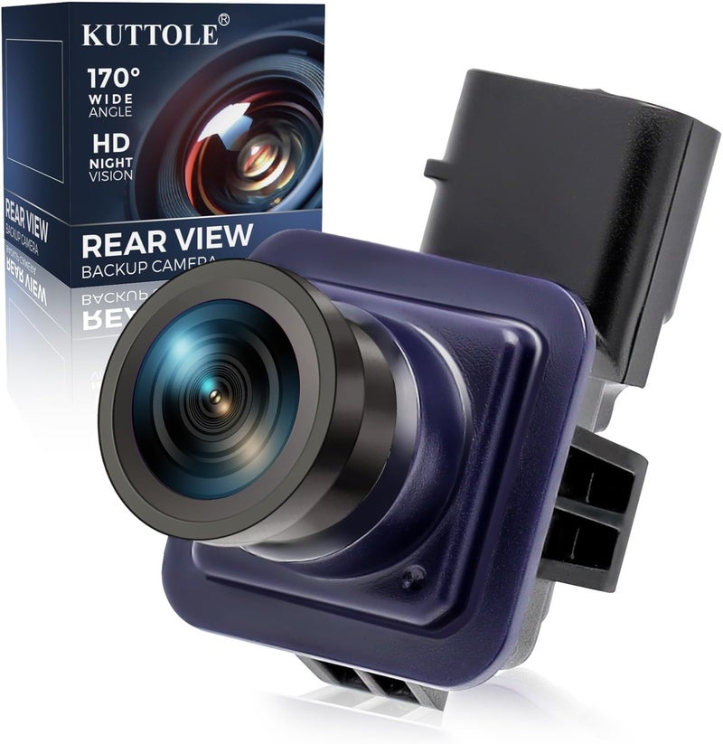 KUTTOLE Rear View Backup Camera EJ5Z-19G490-A for Ford Escape 2014-2016 with 170° Ultra Wide-Angle and HD Night Vision - Image 1