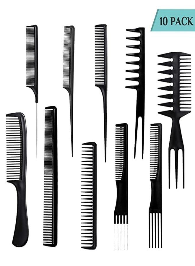 GOLD MAX Hair Stylists Professional Styling Comb Set, Great for All Hair Types & Styles Comb set kit Multifunction Anti-Static Barbers Brush Combs Tool for Women Men Kids - Image 2