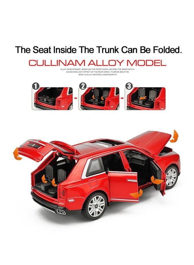 NIBEMINENT Rolls Royce Cullinan Alloy Pullback Car MX213 Red - Image 3