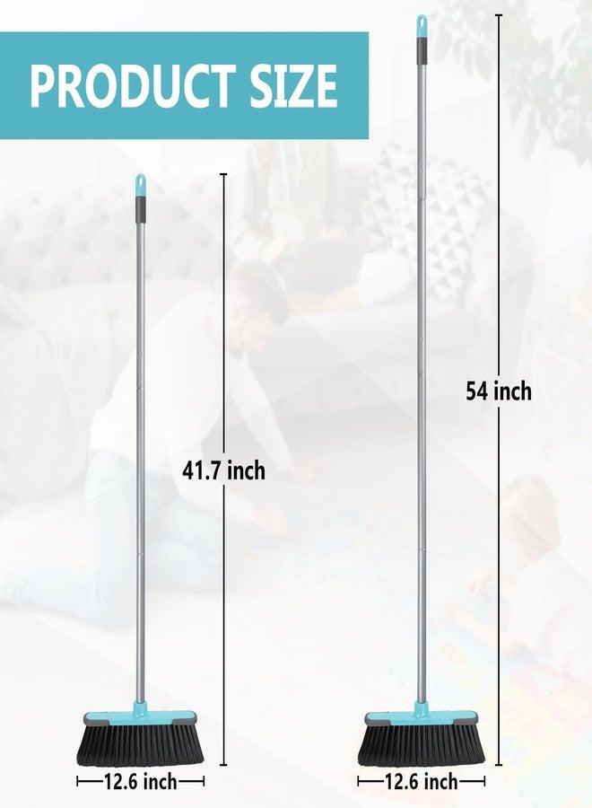 Ajimy Indoor Broom,Soft Bristle Heavy-Duty Broom for Sweeping Concrete Courtyard Garage Patio Indoor Home Kitchen Office - Image 5