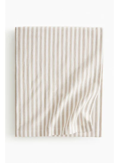H&M Striped cotton tablecloth