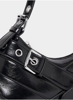 Styli Belted Shoulder Bag with Adjustable Strap  - Image 3