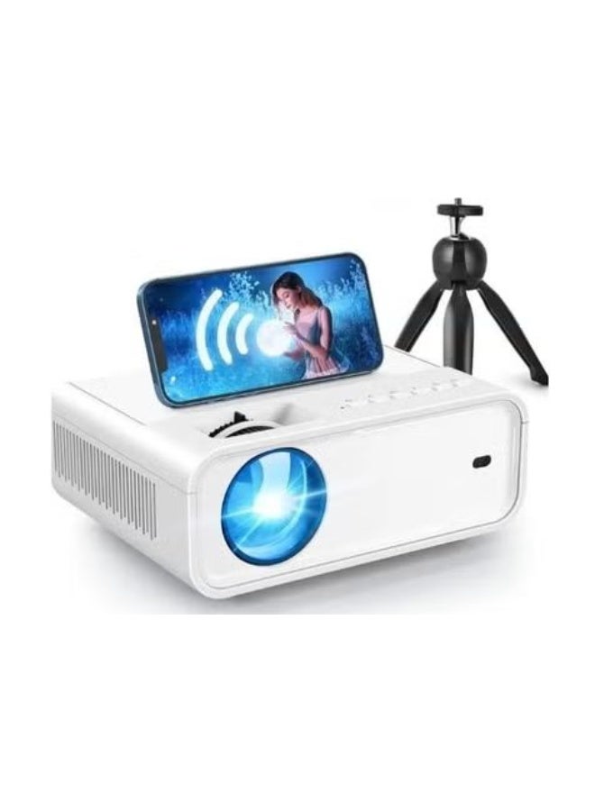 بروجكتور ذكي مع واي فاي سريع وبلوتوث، يدعم Full HD 1080P لعرض المحتوى على شاشة كبيرة للترفيه والعروض التقديمية