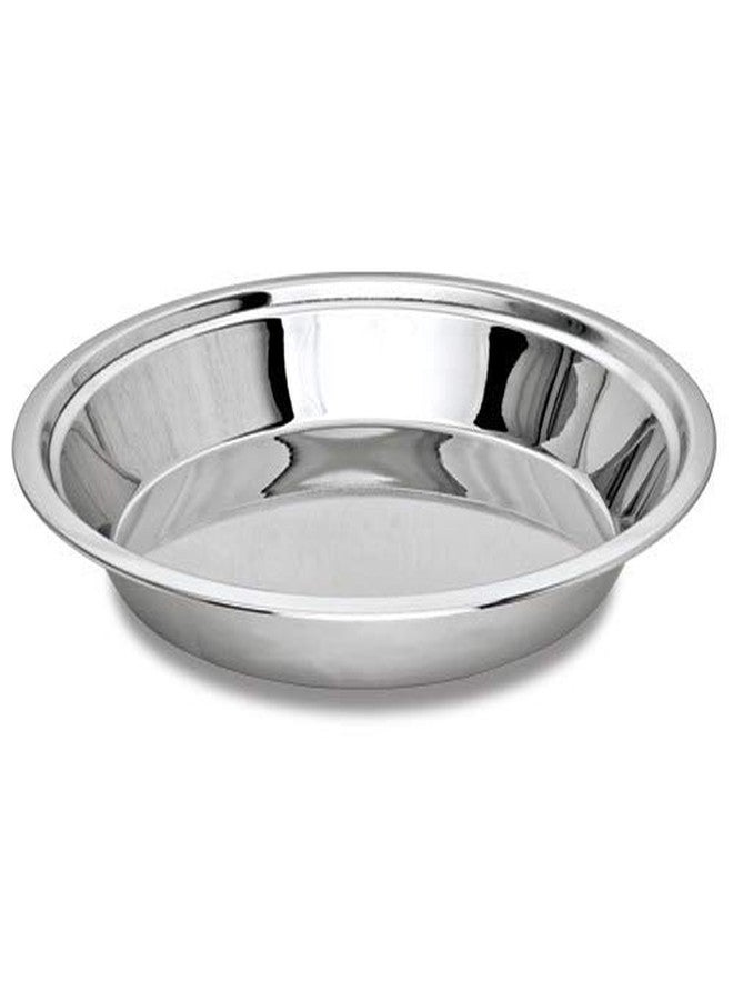 AS A S Stainless Steel Parat/Plate/Platter, All Size Steel Heavyweight Atta parat (16 inch) - Image 3