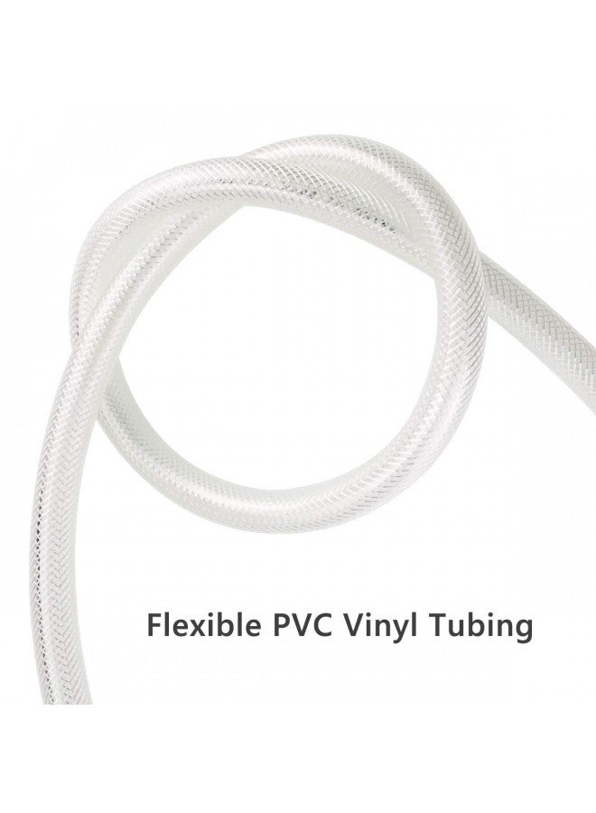 Eastrans 3/4" ID x 50 Ft High Pressure Braided Clear PVC Vinyl Tubing Flexible Vinyl Tube, Heavy Duty Reinforced Vinyl Hose Tubing, BPA Free and Non Toxic  - Image 3