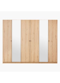 Charleston 6-Door Wardrobe with Mirror 59.6 x 216 x 271.6 cm - pzsku/ZAF6BB5D86C29FFA24B48Z/45/_/1731329902/1e910cc7-b7b9-45de-8131-889c0e3b3ccd