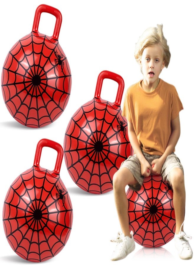 CZBRO 3 PCS Spider Hopper Ball, 15-Inch Bouncy Balls for Kids, Games & Parties, Inflatable Jumping Toys for Boy Toys & Girls Toys - Image 1