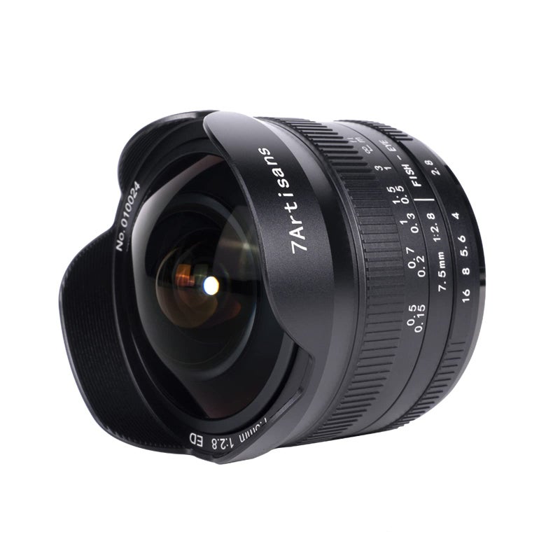 7artisans 7.5mm F2.8 II APS-C Wide Angle Fisheye Fixed Lens Compatible with Sony Compact Mirrorless Cameras (Black) - Image 5