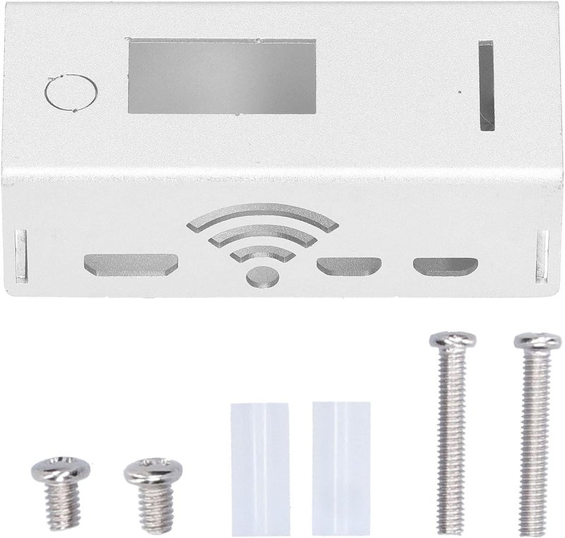 Aluminium Alloy Protective Shell for Raspberry Pi W Silver, Lightweight Enclosure Case - Durable Metal Cover, Easy Installation for Raspberry - Image 1