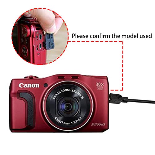 NiceTQ 3FT USB PC Computer Data Transfer Cable Cord for Canon PowerShot SX600 HS / SX700 HS Digital Camera - Image 3