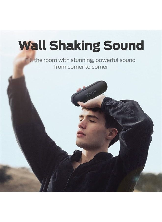 Tribit - Bluetooth Speaker, XSound Go Speaker with 16W Loud Sound & Deeper Bass, 24H Playtime, IPX7 Waterproof, Bluetooth 5.0 TWS Pairing Portable Wireless Speaker for Home, Outdoor (Upgraded) - Image 1