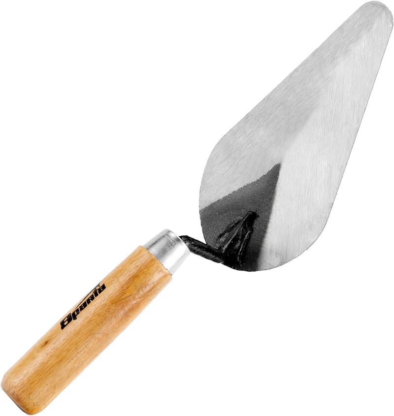 Sparta Steel Concrete Trowel with Wooden Handle (150 mm) - Image 2