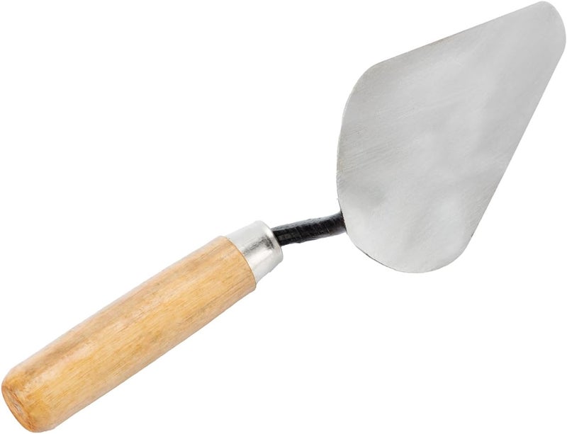 Sparta Steel Concrete Trowel with Wooden Handle (150 mm) - Image 3