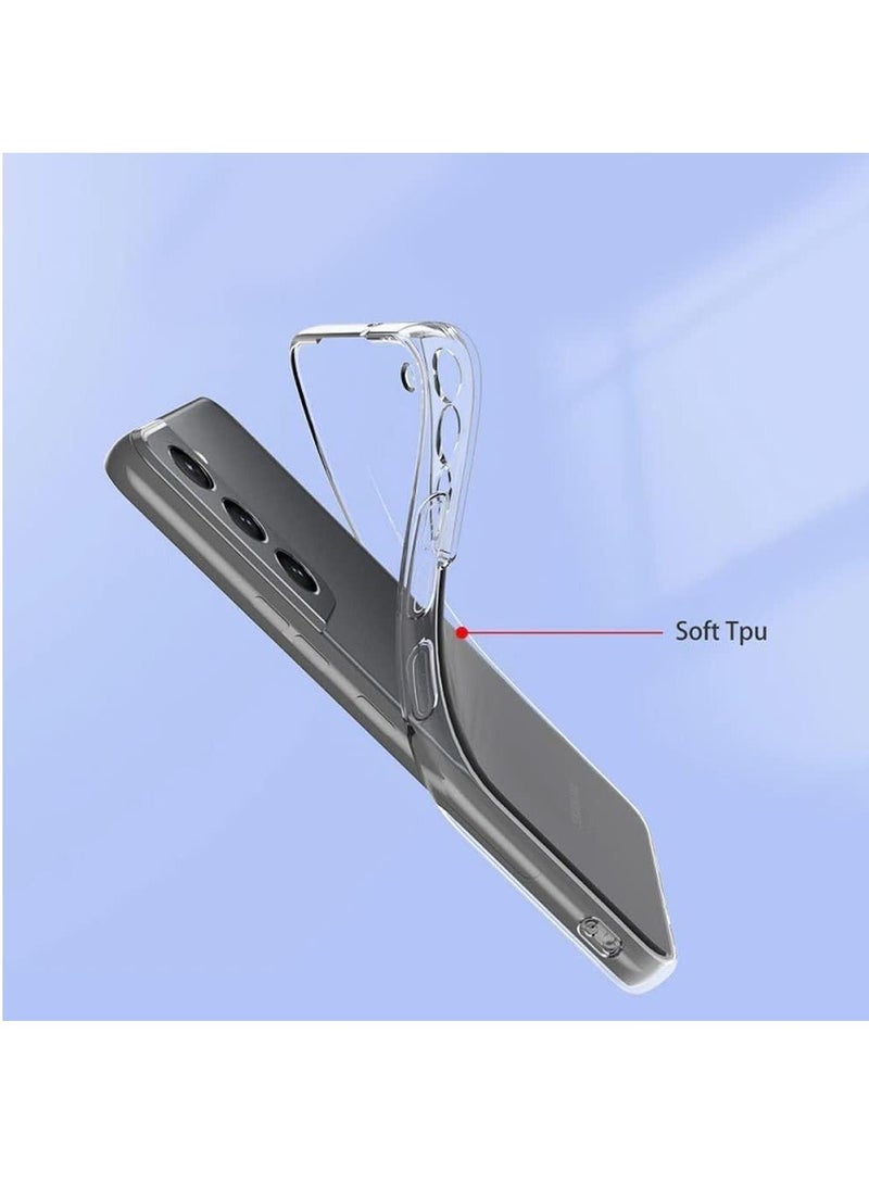 LEDIN Case for Samsung Galaxy S22 Plus Case Cover Clear With Camera Protection, Anti-Yellowing Back Cover For Samsung Galaxy S22 Plus 5G (6.6) Transparent - Image 2