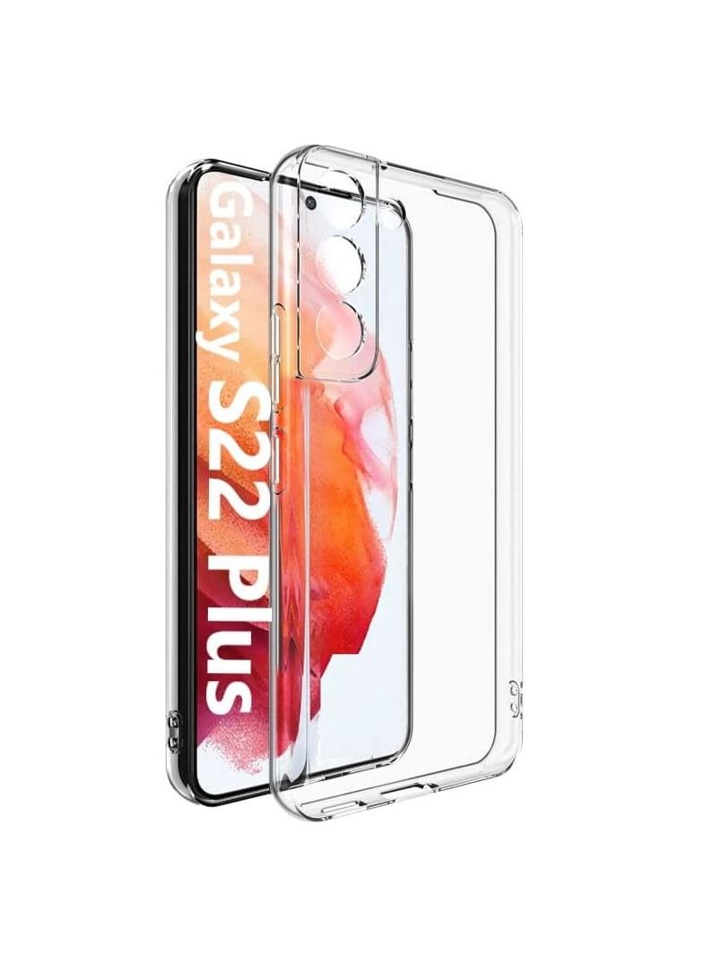 LEDIN Case for Samsung Galaxy S22 Plus Case Cover Clear With Camera Protection, Anti-Yellowing Back Cover For Samsung Galaxy S22 Plus 5G (6.6) Transparent - Image 1