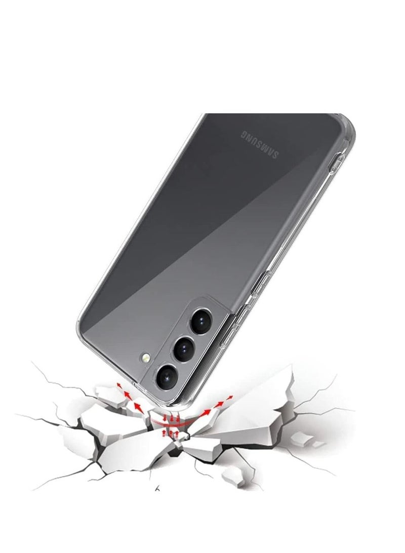 LEDIN Case for Samsung Galaxy S22 Plus Case Cover Clear With Camera Protection, Anti-Yellowing Back Cover For Samsung Galaxy S22 Plus 5G (6.6) Transparent - Image 3