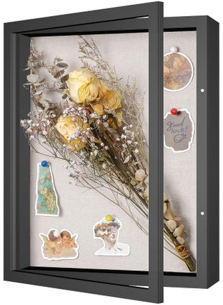 Califortree  11X15 Shadow Box Frame With Linen Back - Sturdy Memory Display Case Of Flower, Pictures, Medals And More, Black - pzsku/ZAF6BE5700D02FCAAF2CAZ/45/_/1722074688/abda939c-08c0-4bfa-ae15-ef4d7ef97a43