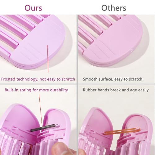 MAKABEE 2Pcs Volumizing Hair Clips for Fluffy Bangs, Easy High Crown Volume Tool for Women, No Crease Hair Root Lifting Clips for a Natural Puffy Lazy and Seamless Hairstyle Without Damaging Hair - Image 3