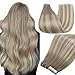 Full Shine Balayage Tape in Hair Extensions Color 19/8/60 Seamless Skin Weft Tape in Human Hair Extensions 22 Inch Double Sided Hair Extension Tape ins 50G Straight Glue in Extensions 20Pcs Women - Image 2