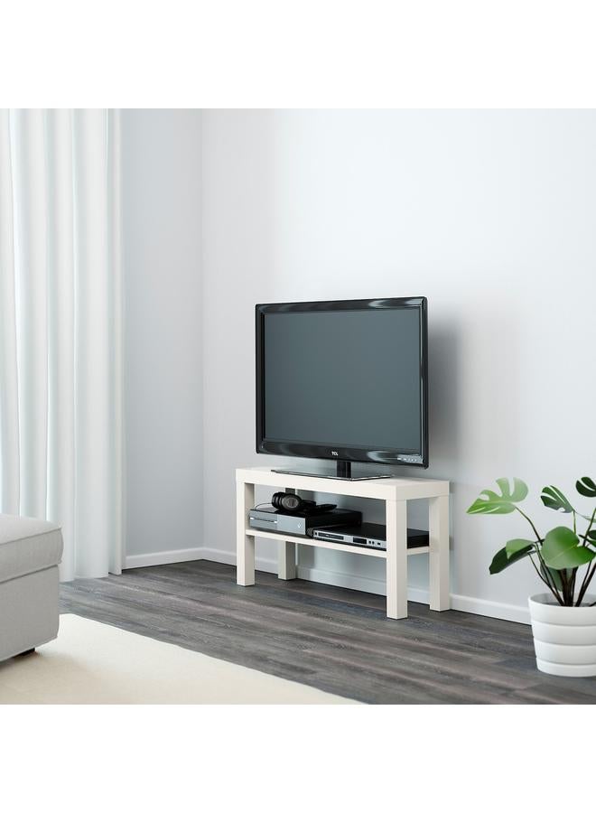 Zaboon Tv Bench, White, 90X26X45 Cm - Image 2