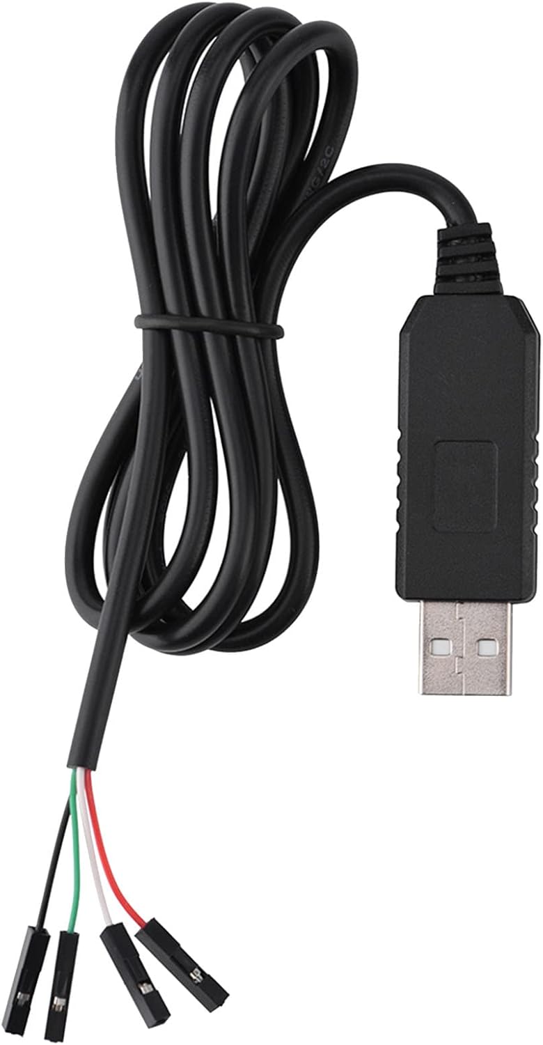 Pssopp USB to COM TTL Adapter Cable, 95cm Serial Converter for STC Download, with Color Coded Wires for Easy Identification - Image 5