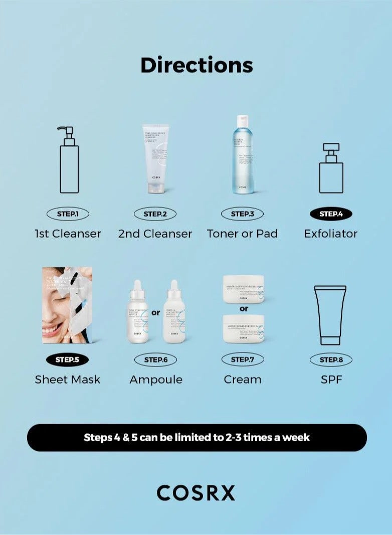COSRX Hydrium Centella Aqua Soothing Ampoule -Ultra-Soothing Formula Infused with Centella Asiatica Extract for Calming Hydration and Skin Barrier Support 40ml - Image 4