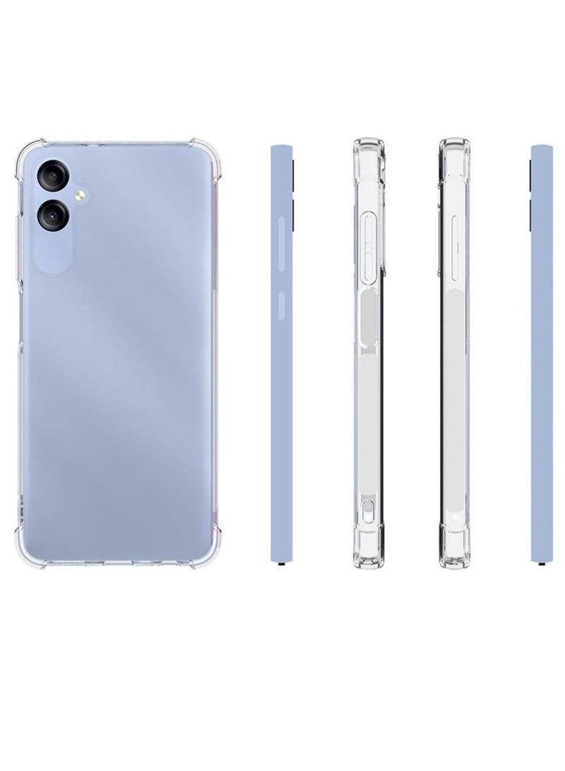 إلترازون Clear Case for Samsung Galaxy A35 5G – Includes 2 Screen Protectors, Reinforced TPU Corners, Shock-Absorbing Flexible Cover - Image 2