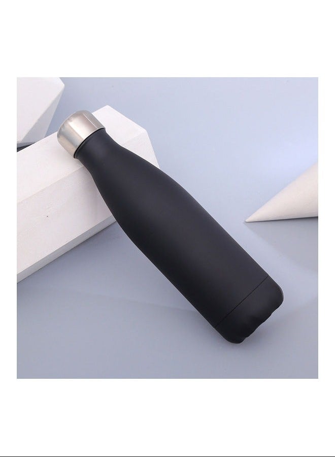 Water Bottle Stainless Steel 500ml Vacuum Insulated Cup Insulated Water Bottle Rubber Paint Keeps Cold Hot for Long Time  - Image 2