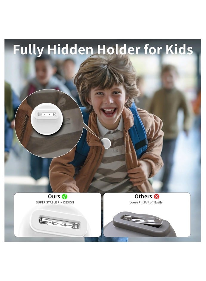 4 Pack Compatible with Apple AirTag Waterproof Holder for Kids, Air Tag Tracker Device Air Tagholder for Kids,Children,Clothing,Backpack - Image 3