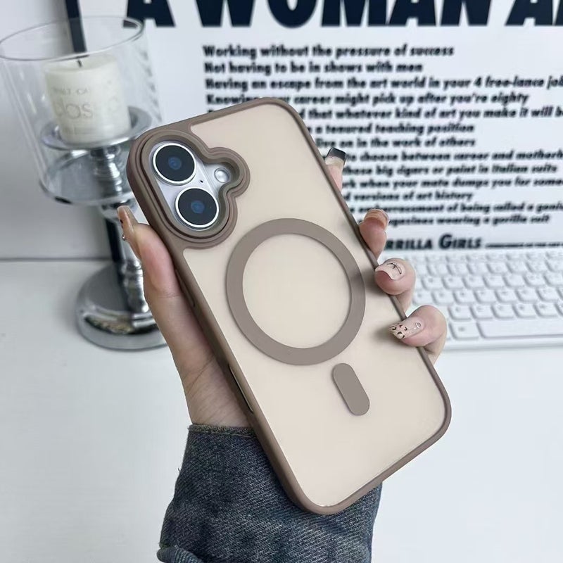 Bestselling Gold Shield Matte Magnetic Case for iPhone 18 Pro Max - Original Color, Shockproof & Anti-Fingerprint