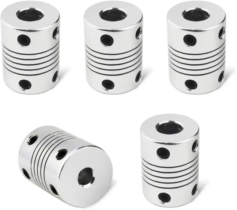 Flexible Coupling D19XL25 Aluminum 4mm 5mm 6mm 8mm 10mm for Stepper Motor Coupler Shaft Couplings 3D Printer(6mm-8mm) - Image 5