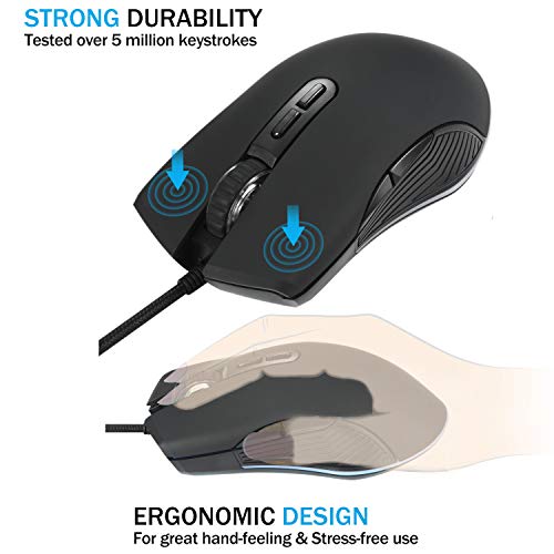 ValueRays USB C Heated Mouse Pro, All Type-C Device Computer Port, Mouse Hand Warmer (Includes ONE Standard USB Adapter) - Image 4
