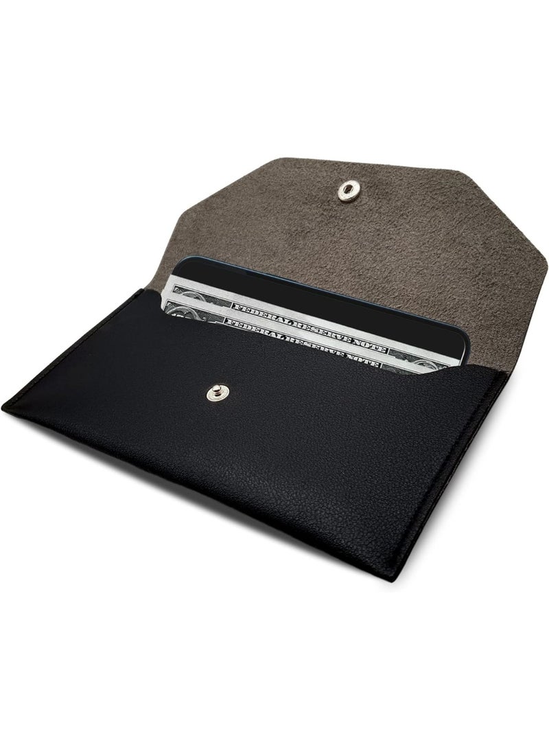 CHU DAI Cash Wallets for Women - Reusable Leather Cash Envelope Wallet for Budgeting, Billing  - Image 1