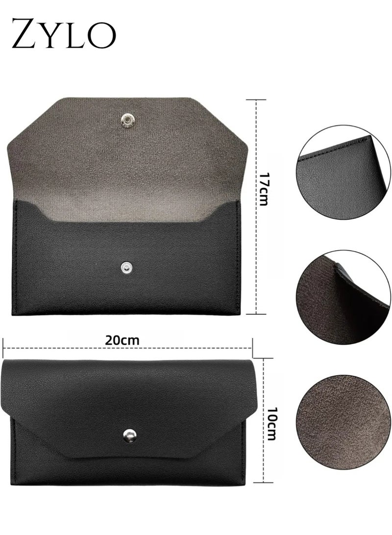 Zylo Cash Wallets - Reusable Leather Cash Envelope Wallet for Budgeting, Billing - Image 2