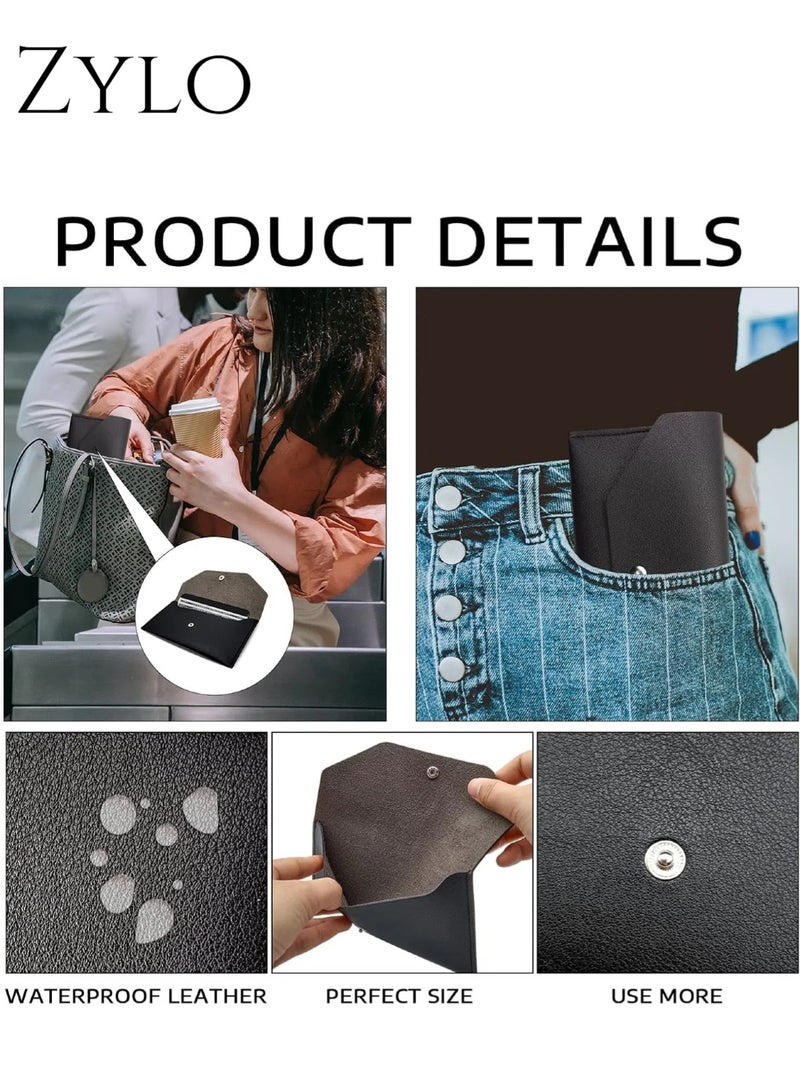 Zylo Cash Wallets - Reusable Leather Cash Envelope Wallet for Budgeting, Billing - Image 4