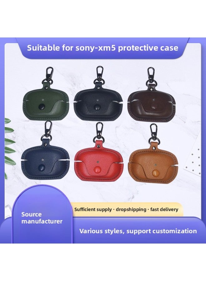 Loquat Bluetooth Wireless Headset Protective Cover Solid Color Shell For SonySONY-WF1000-XM5-Color:Light Brown-Model:Applicable To For SonyWF1000XM5 - Image 2