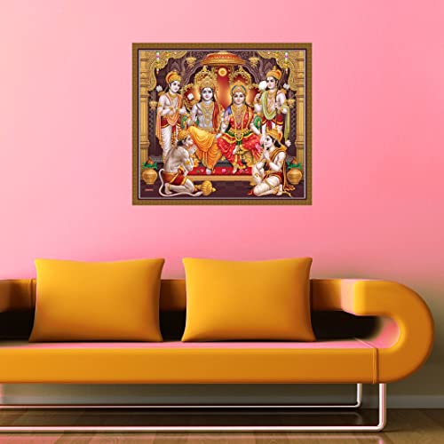 Rangoli Large Wall Sticker JUST Peel & Stick Size 50 or 60 cm Pack of 1 (Code GS1816 - Image 4