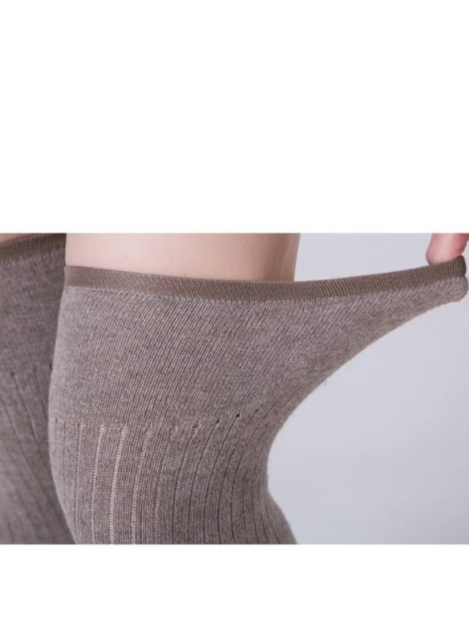 Generic 1-Pair Knit Cashmere Warm Supports Knee Brace Soft Comfortable Knee Sleeve Wrap Circulation Improvement Kneepad Leg Warmer Joint Band for Men and Women，Applicable population  - Image 4