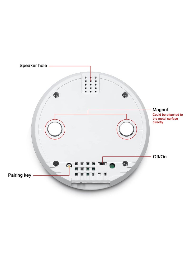 WiFi Temperature Sensor with Waterproof External Probe, Tuya Smart Temperature Monitor with Backlit LCD Display, Rechargeable Battery, Remote Control Monitor for Refrigerator, Fish Tank - Image 3