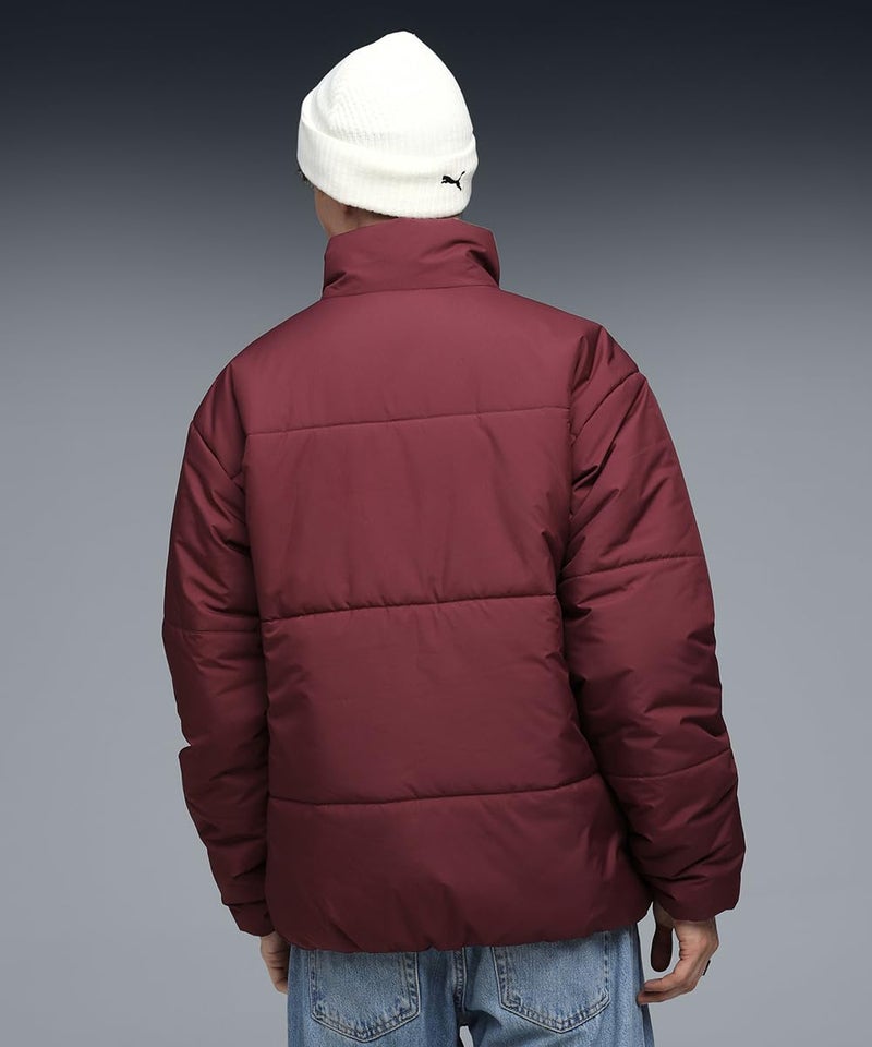 Puma, Men, BMW MMS ESS+ PUFFER JACKET, Ruby Shimmer, XS, (63297705) - Image 4