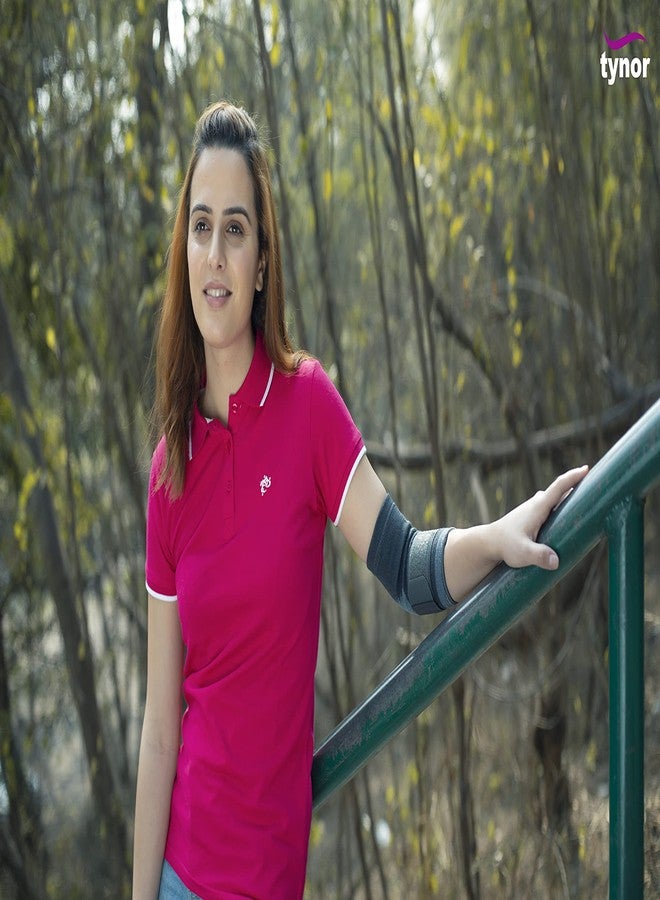 TYNOR Elbow Support (Elbow Brace, Sports, Compression Sleeve, Men & Women, Pain relief Support) - X-Large | 1 Unit - Image 5