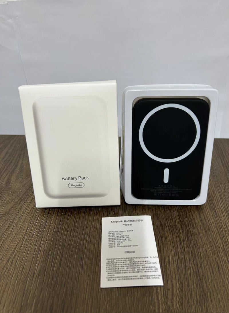 10000 mAh Power Bank, Battery Pack For iPhone 15 Pro Max/iPhone 15/15 Plus/14/13/12 Series Black